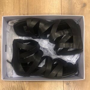 Leather gladiator sandals